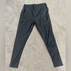 Black Faux Leather Leggings